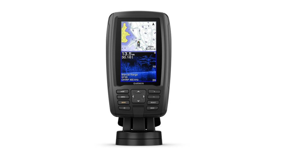 Garmin Fishfinder ECHOMAP Plus 45cv, Canada LakeVu g3 w/GT20 xdcr 010-01887-05