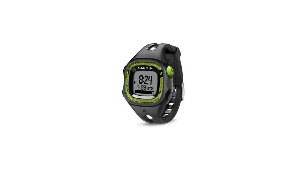 Garmin Forerunner 15 GPS Running Watch, Black and Green, Small, Charging/Data Clip, Manual 010-01241-20