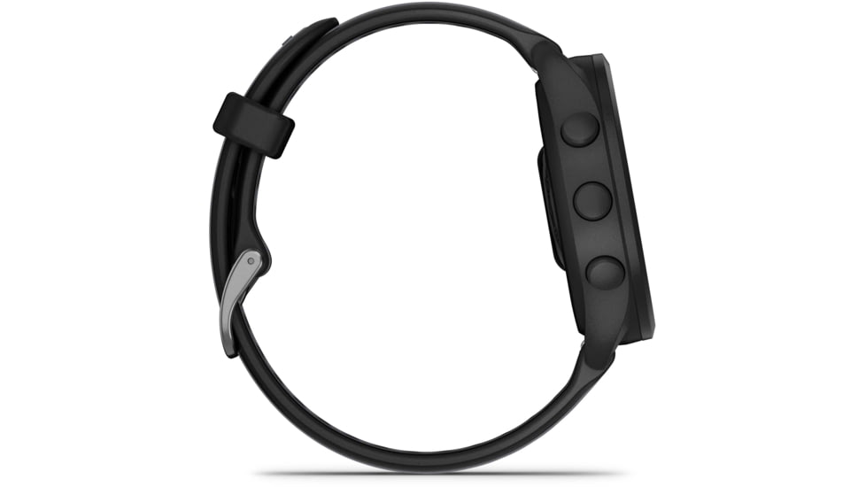 Garmin Forerunner 165 43mm Watch, Black/Slate Gray, 010-02863-20