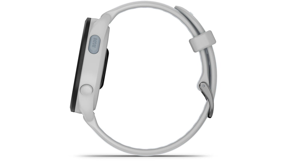 Garmin Forerunner 165 43mm Watch, Mist Gray/Whitestone, 010-02863-21