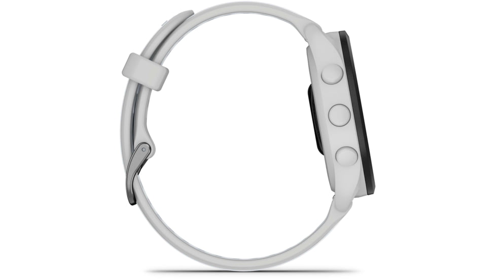 Garmin Forerunner 165 43mm Watch, Mist Gray/Whitestone, 010-02863-21