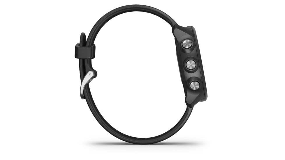 Garmin Forerunner 245 Music Running Watch, Black/Red, 010-02120-20