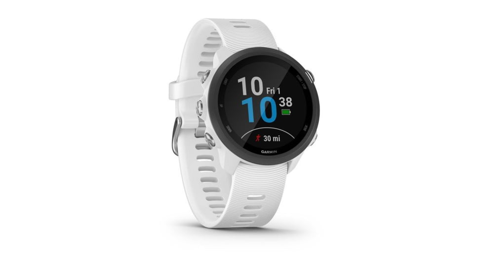 Garmin Forerunner 245 Music Watch, White, 010-02120-21