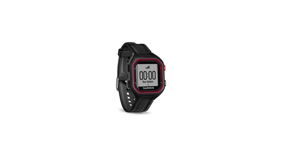 Garmin Forerunner 25, GPS, Americas/PAC, Black/Red, Large 010-01353-00