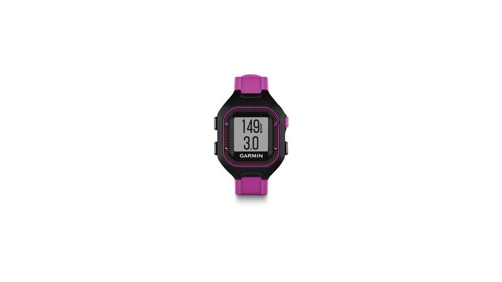 Garmin Forerunner 25, GPS, Americas/PAC, Black/Purple, Small 010-01353-20