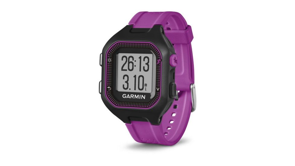 Garmin Forerunner 25, GPS, Americas/PAC, Black/Purple, Small 010-01353-20