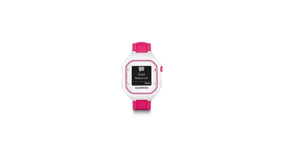 Garmin Forerunner 25, GPS, Americas/PAC, White/Pink, Small 010-01353-21