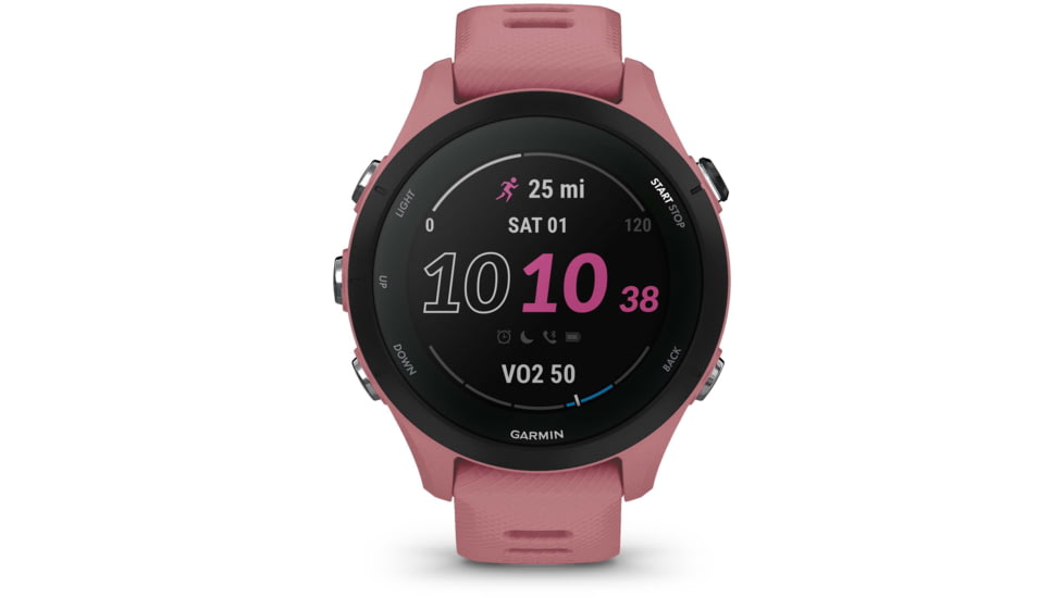 Garmin Forerunner 255s 41mm Watch, Light Pink, 010-02641-03