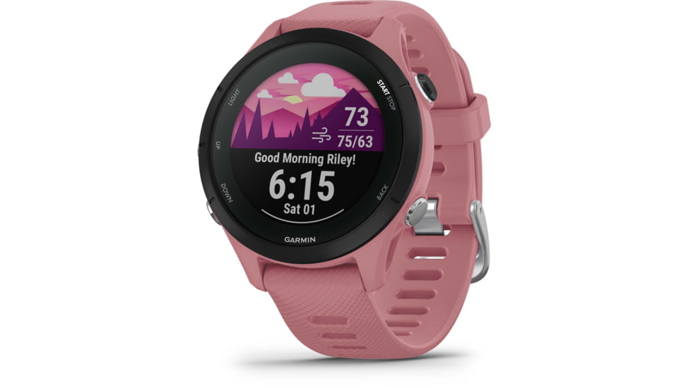 Garmin Forerunner 255s 41mm Watch, Light Pink, 010-02641-03