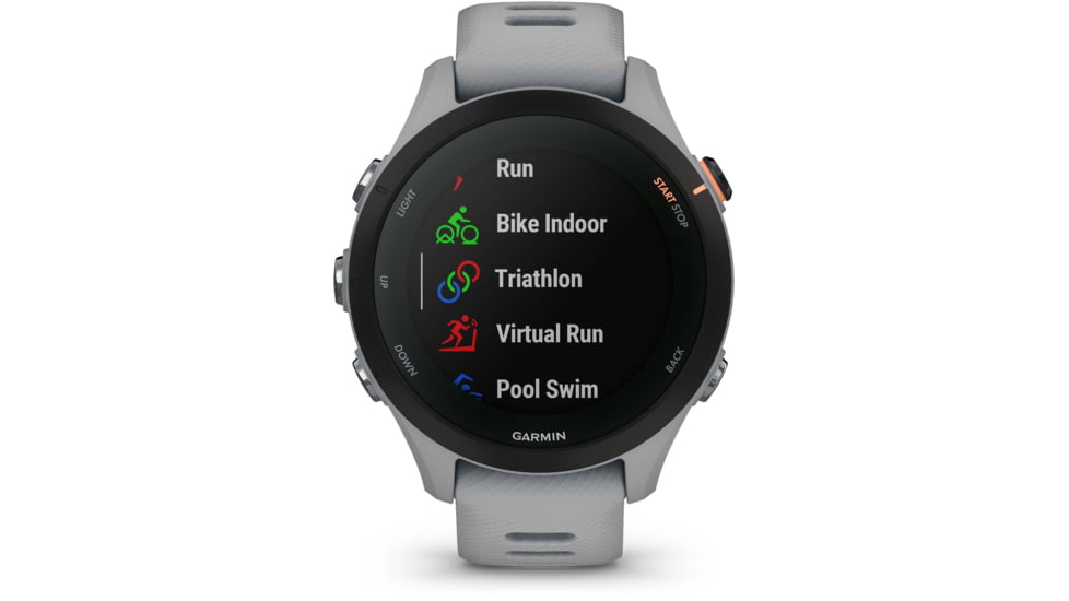 Garmin Forerunner 255s 41mm Watch, Powder Gray, 010-02641-02