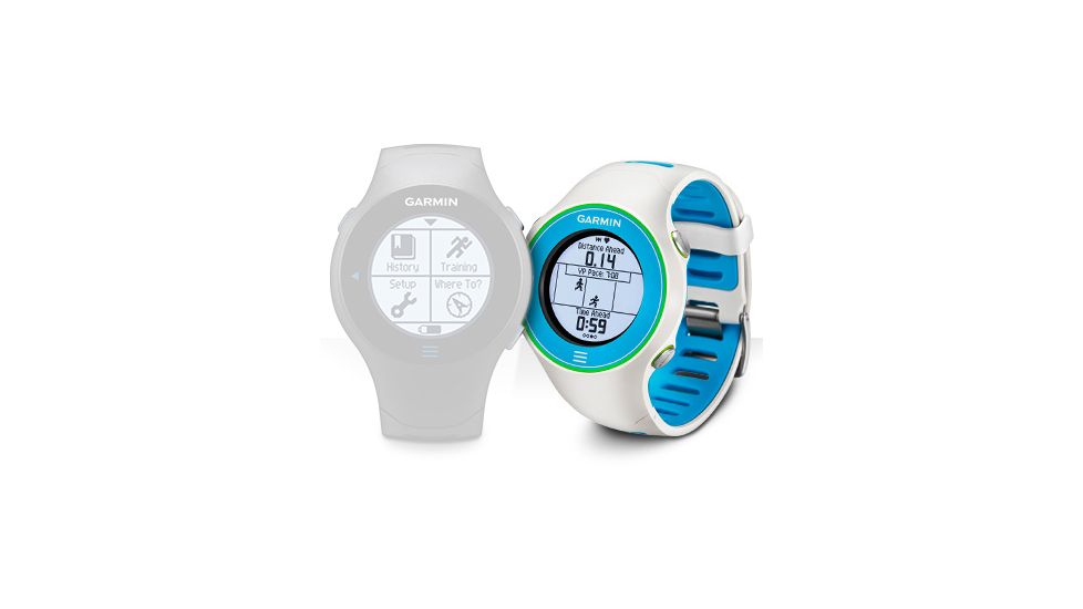Garmin Forerunner 610 Special Edition Touchscreen GPS Watch, White 010-00947-14