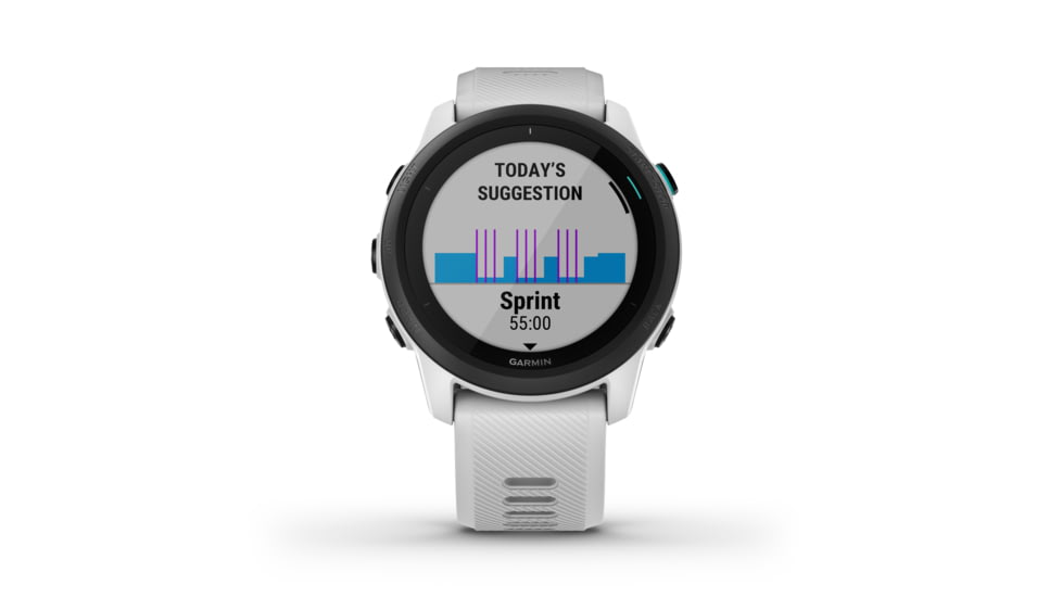 Garmin Forerunner 745 GPS Running Watch, Whitestone, 010-02445-03