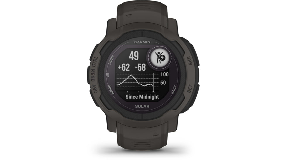 Garmin Instinct 2S Solar Watches, Graphite, 010-02564-10