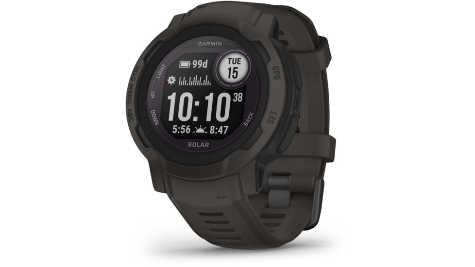 Garmin Instinct 2S Solar Watches, Graphite, 010-02564-10