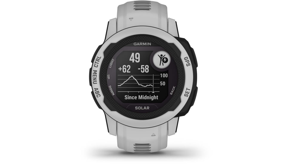 Garmin Instinct 2S Solar Watches, Mist Gray, 010-02564-11