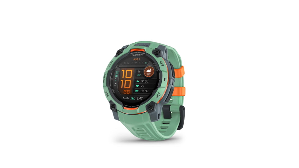 Garmin Instinct 3 Amoled GPS Watch, 45mm dia, Neotropic, 010-02936-01
