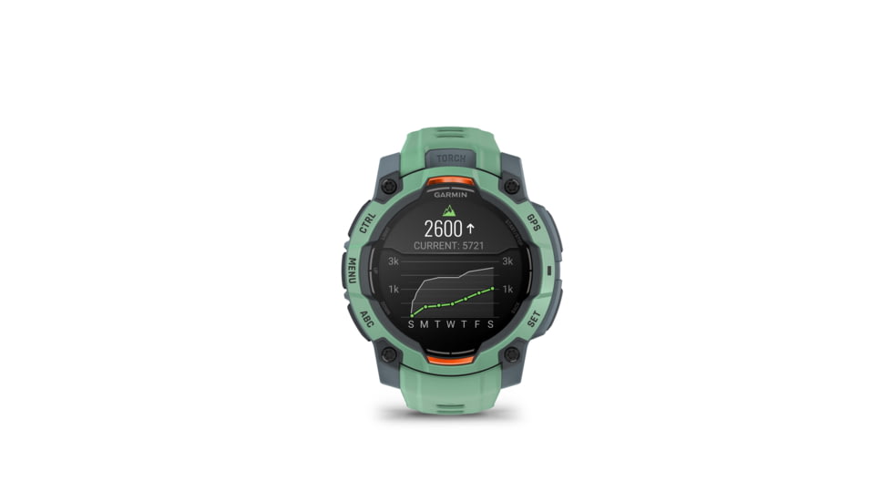 Garmin Instinct 3 Amoled GPS Watch, 45mm dia, Neotropic, 010-02936-01