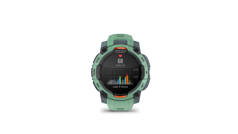 Garmin Instinct 3 Amoled GPS Watch, 45mm dia, Neotropic, 010-02936-01