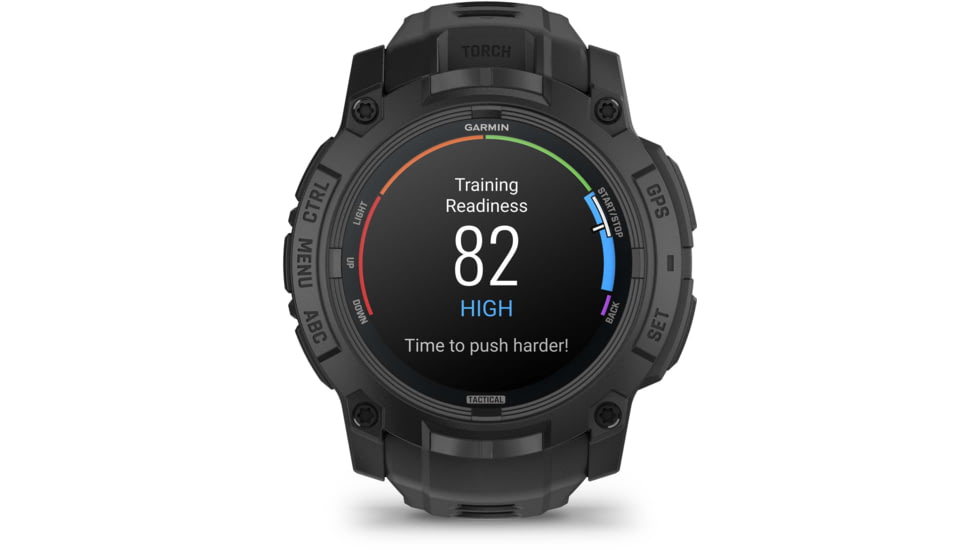 Garmin Instinct 3 Amoled Tactical Watch, Black, 50mm, Polymer/Aluminum, Black, Silicone, 010-03020-50