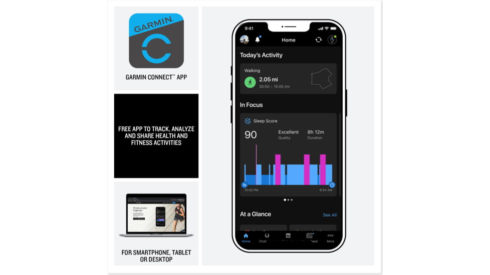 Garmin Instinct 3 Amoled Tactical Watch, Black, 50mm, Polymer/Aluminum, Black, Silicone, 010-03020-50