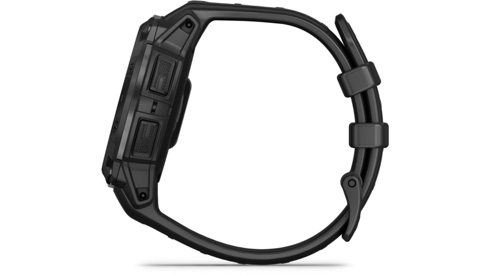 Garmin Instinct 3 Solar Tactical Watch, Black, 45mm, Polymer/Aluminum, Black, Silicone, 010-02934-50