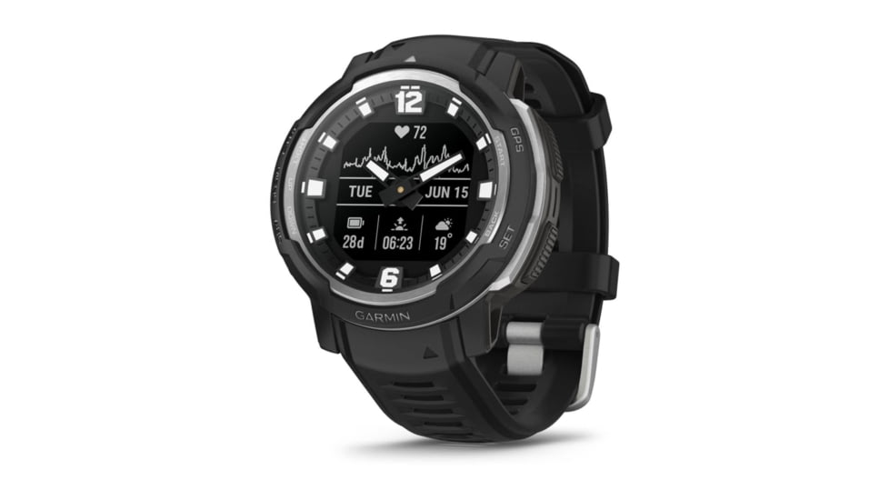 Garmin Instinct Crossover Watch, Standart Edition, 45mm, Black, 010-02730-13