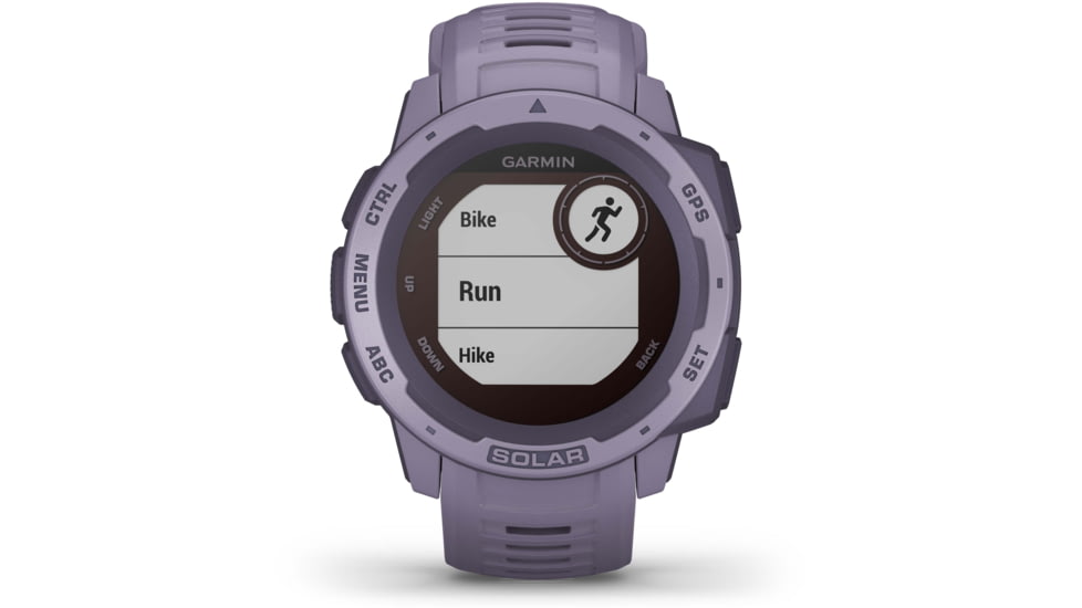 Garmin Instinct Solar Watch, Orchid, 010-02293-12