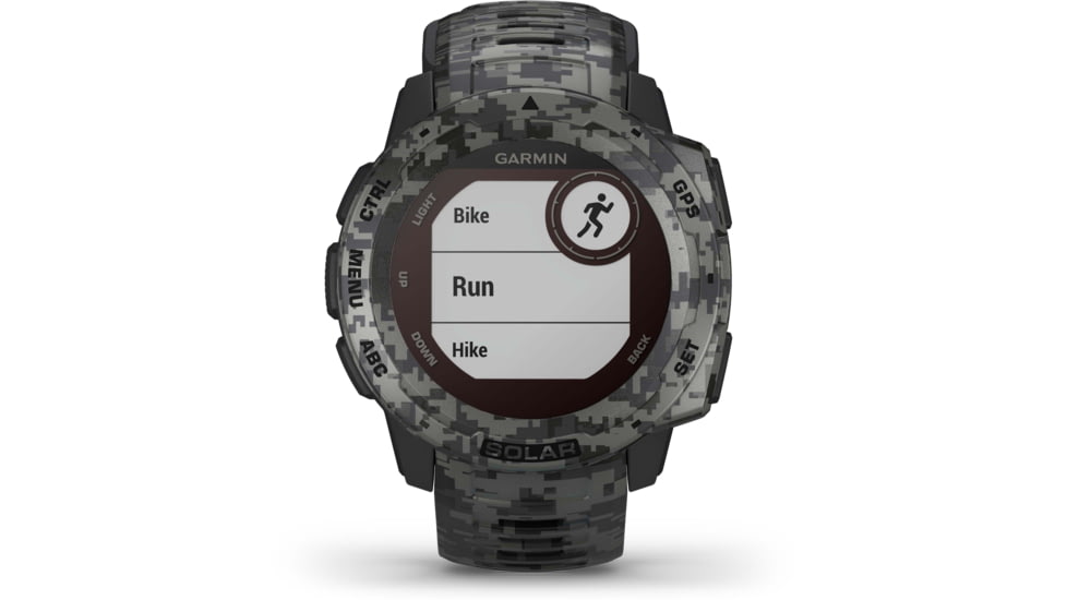 Garmin Instinct Solar Watch - Sportsman Edition, Graphite Camo, 010-02293-15