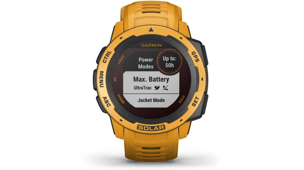 Garmin Instinct Solar Watch, Sunburst, 010-02293-19
