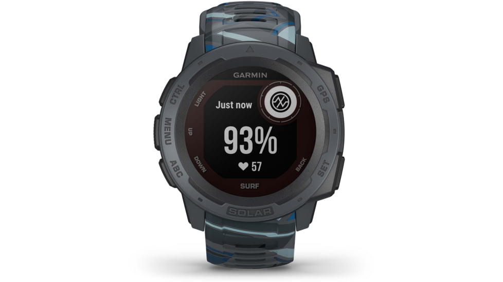 Garmin Instinct Solar Watch - Surf Edition, Pipeline, 010-02293-17