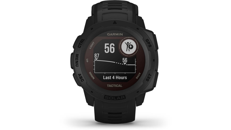 Garmin Instinct Solar Watch - Tactical Edition, Black, 010-02293-13