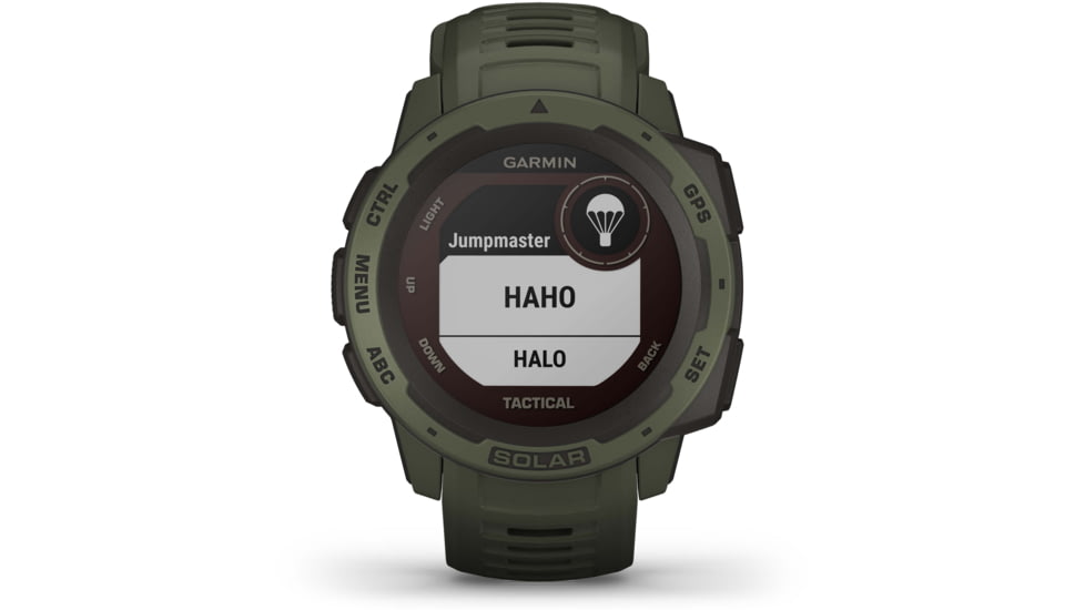 Garmin Instinct Solar Watch - Tactical Edition, Moss, 010-02293-14