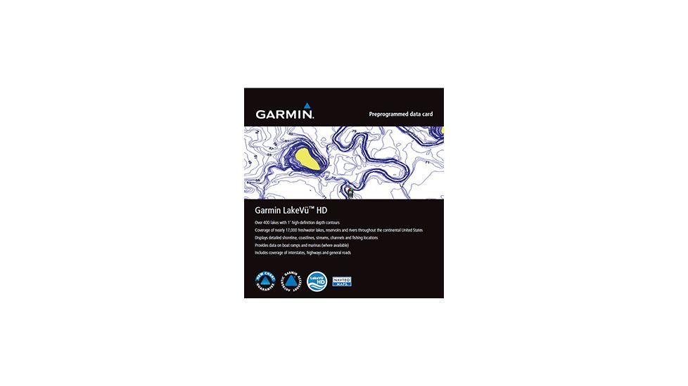 Garmin LakeVu HD - LUS100F Preprogrammed MicroSD/SD Card 010-C1087-00