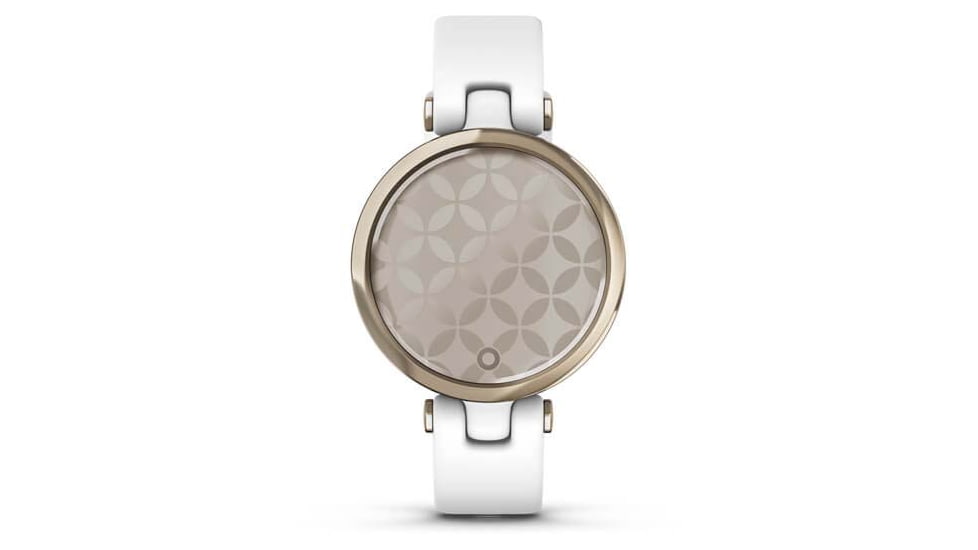 Garmin Lily Smartwatch - Womens, Metal Hazel / White Silicone, 010-02384-00