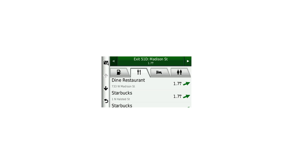 Opplanet Garmin nuvi 2555LMT Search Screen Image