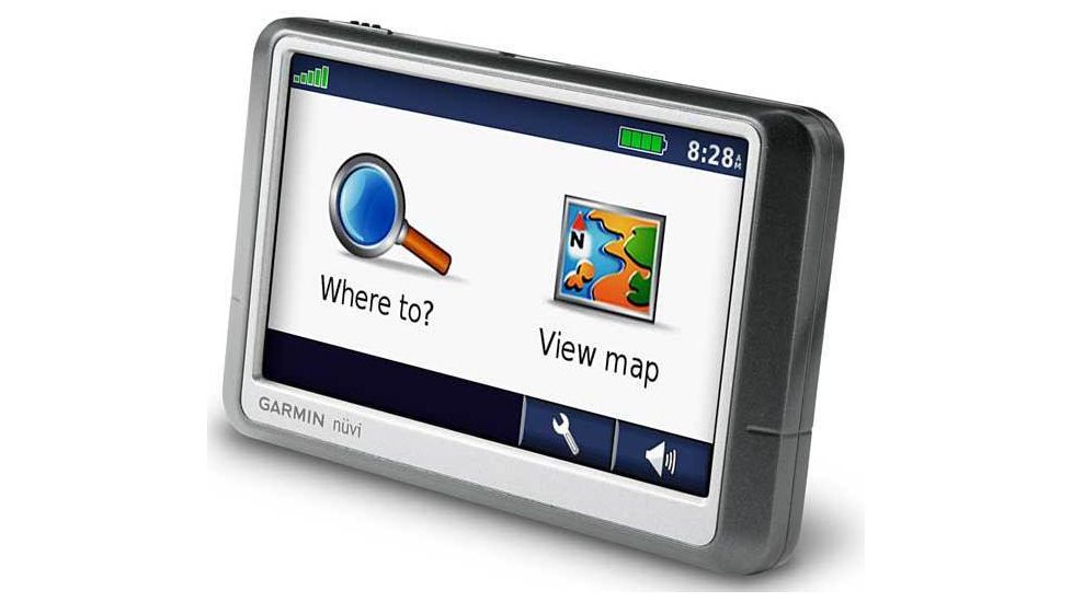 Garmin nuvi 260W GPS Digital Navigation - Left Facing