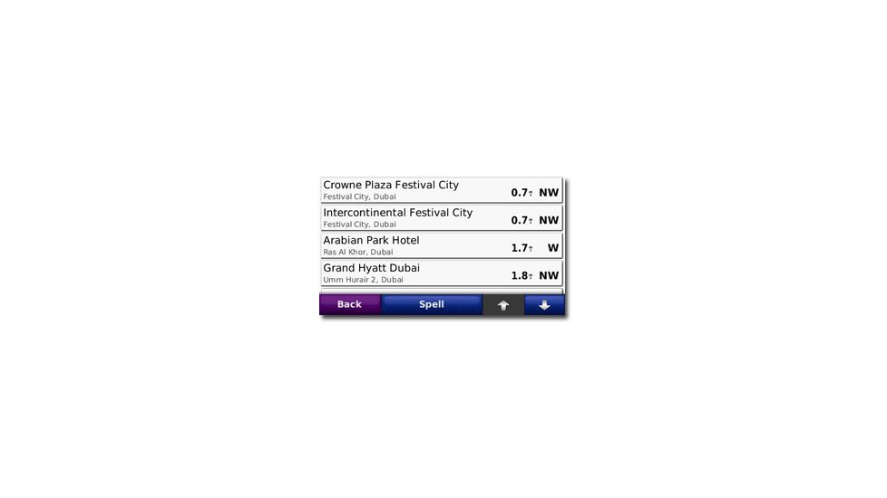 Garmin On the Road Maps GPS City Navigator® Middle East NT