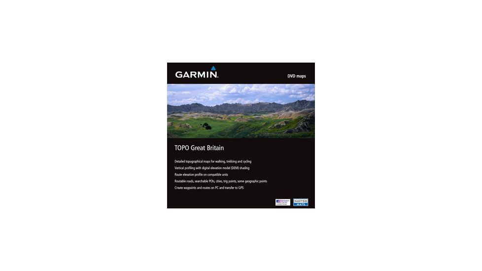 Garmin On the Trail Maps GPS MapSource TOPO Great Britain 010-10730-00 w/ Free S&amp;H