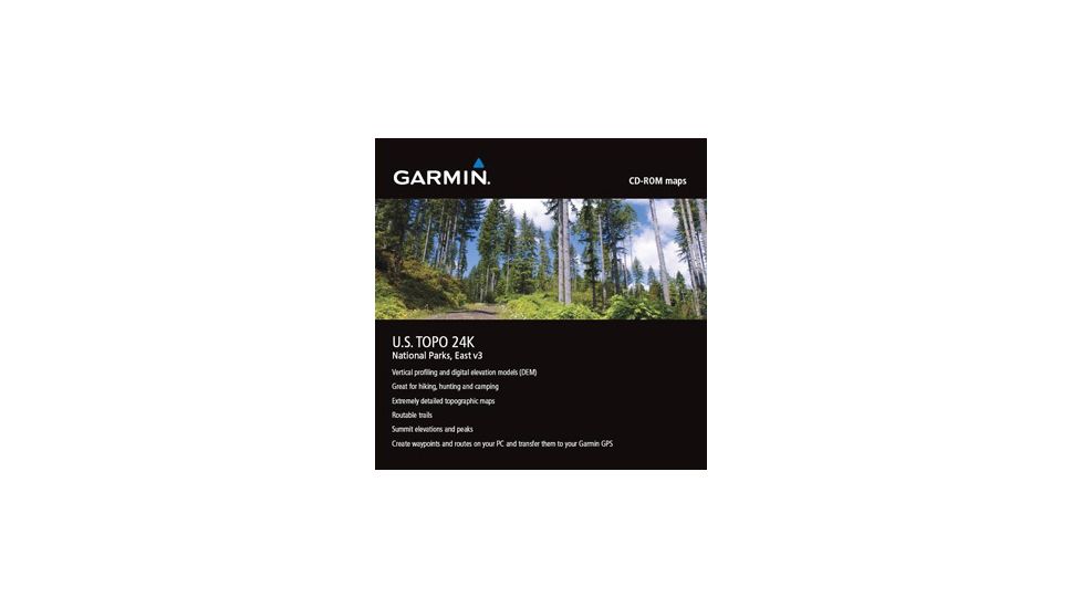 Garmin On the Trail Maps GPS MapSource US TOPO 24K, National Parks - East 010-10449-00 w/ Free S&amp;H
