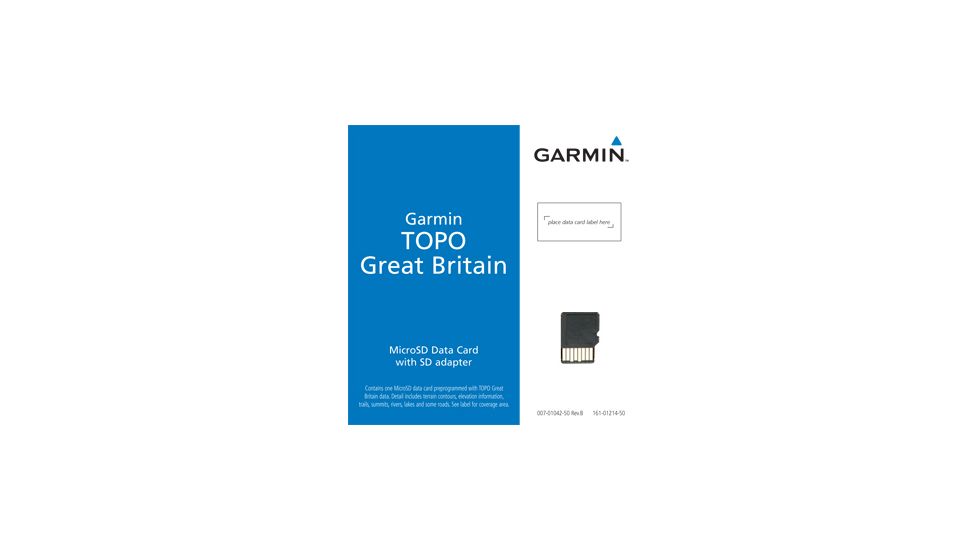 Garmin On the Trail Maps GPS TOPO Great Britain - Northern England &amp; the Midlands 010-C0927-00 w/ Free S&amp;H