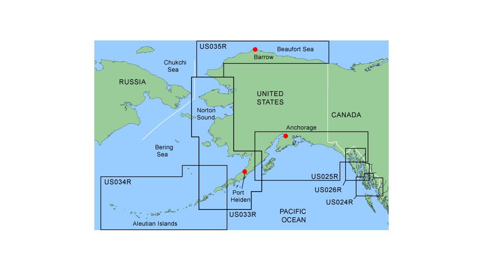 Garmin On The Water GPS Cartography BlueChart: Alaska Regular Map w/ Free S&amp;H
