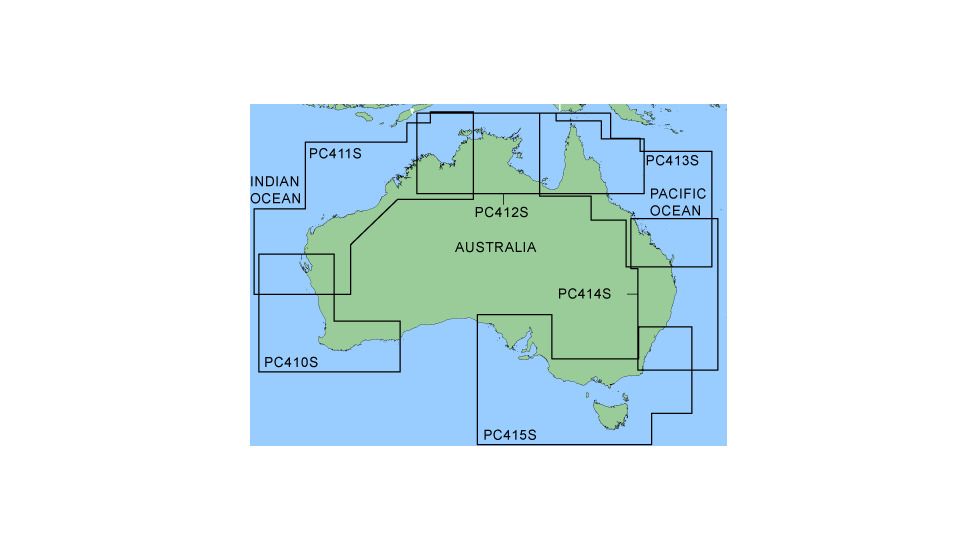 Garmin On The Water GPS Cartography BlueChart: Australia Small Map w/ Free S&amp;H