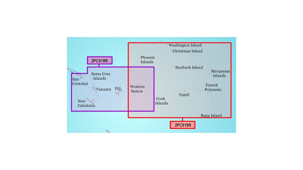 Garmin On The Water GPS Cartography BlueChart g2: Pacific Islands Map w/ Free S&amp;H