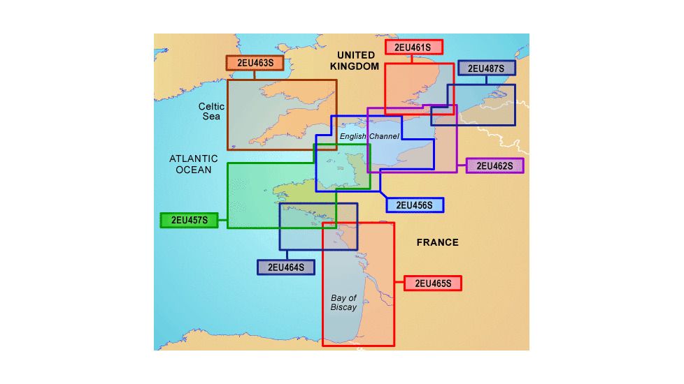 Garmin On The Water GPS Cartography BlueChart g2: UK &amp; France Small South Map w/ Free S&amp;H