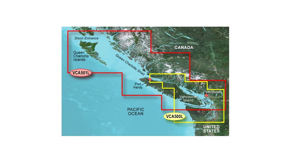 Garmin On The Water GPS Cartography BlueChart g2 Vision: Canada West Large Map w/ Free S&amp;H