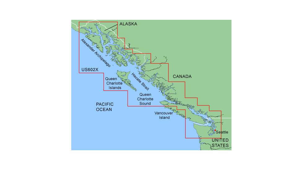 Garmin On The Water GPS Cartography BlueChart: West Coast Extra Large Map w/ Free S&amp;H