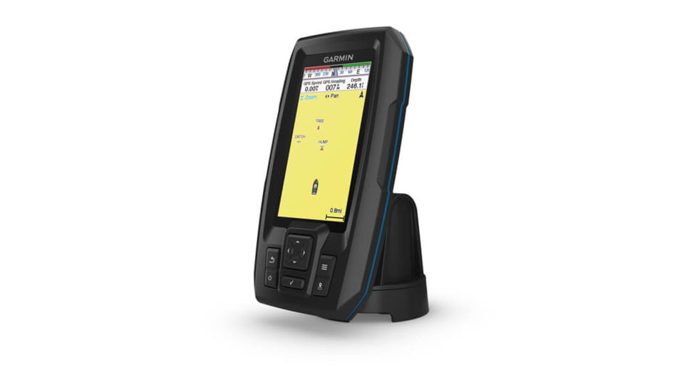 Garmin Striker Vivid 4cv Fishfinder w/GT20-TM Transducer, Black, 010-02550-00