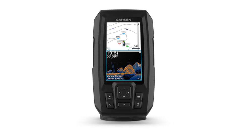 Garmin Striker Vivid 4cv Fishfinder w/GT20-TM Transducer, Black, 010-02550-00