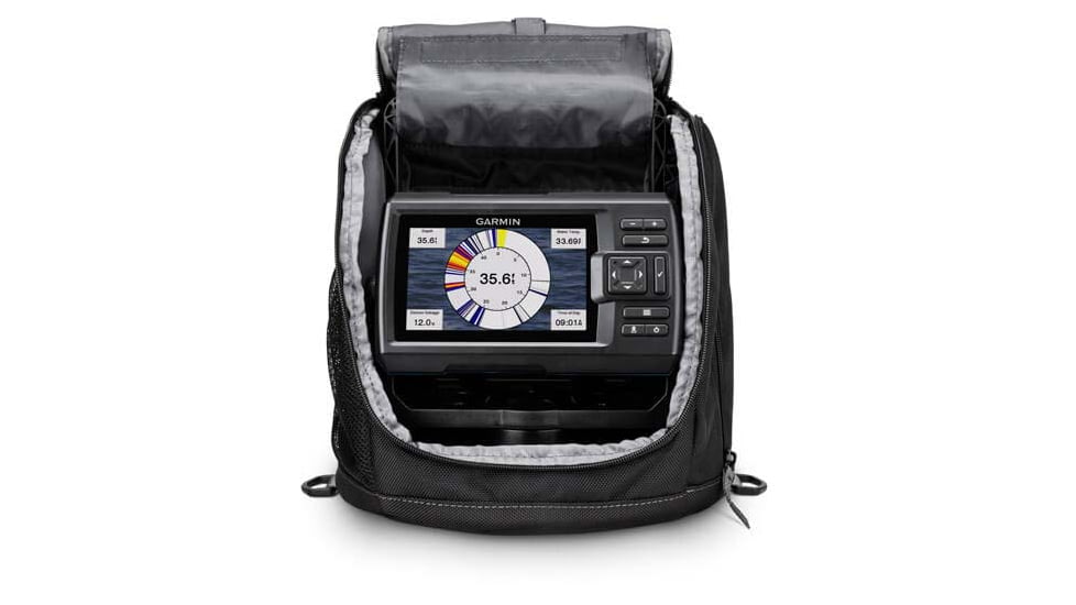 Garmin STRIKER Vivid 5cv Ice Fishing Bundle, Black, 010-02551-04