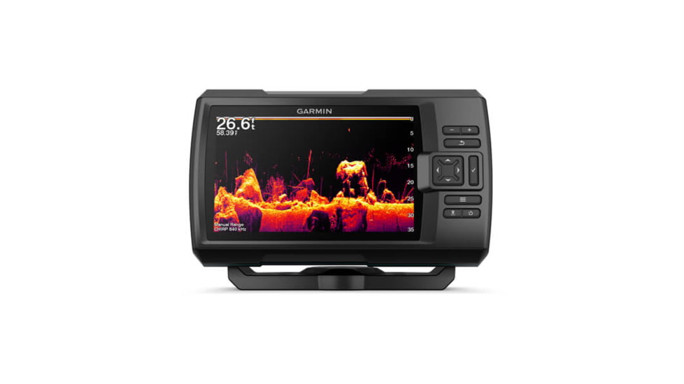 Garmin Striker Vivid 7cv Fishfinder w/GT20-TM Transducer, Black, 010-02552-00